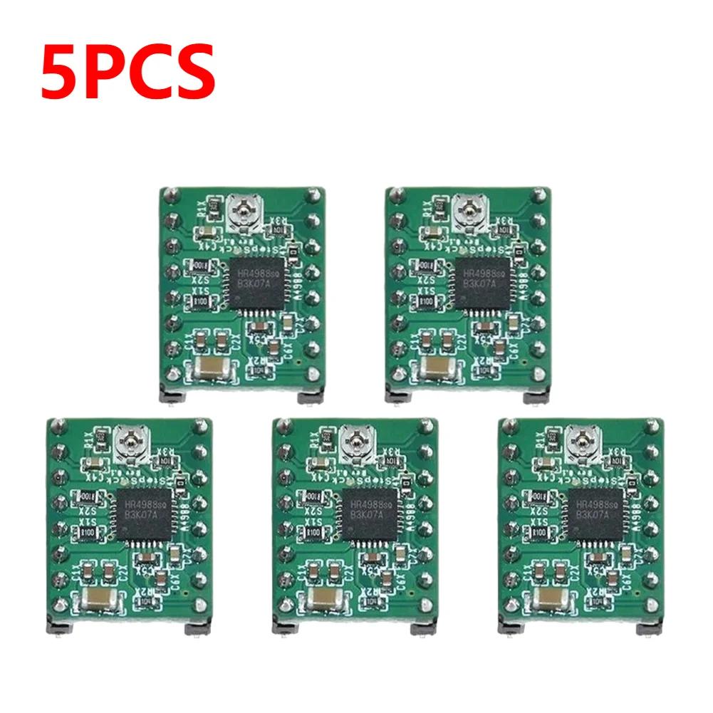 1-5pcs A4988 DRV8825 3D Printer Parts StepStick Stepper Motor Driver With Heat sink Carrier Reprap RAMPS 1.4 for 3D Printer