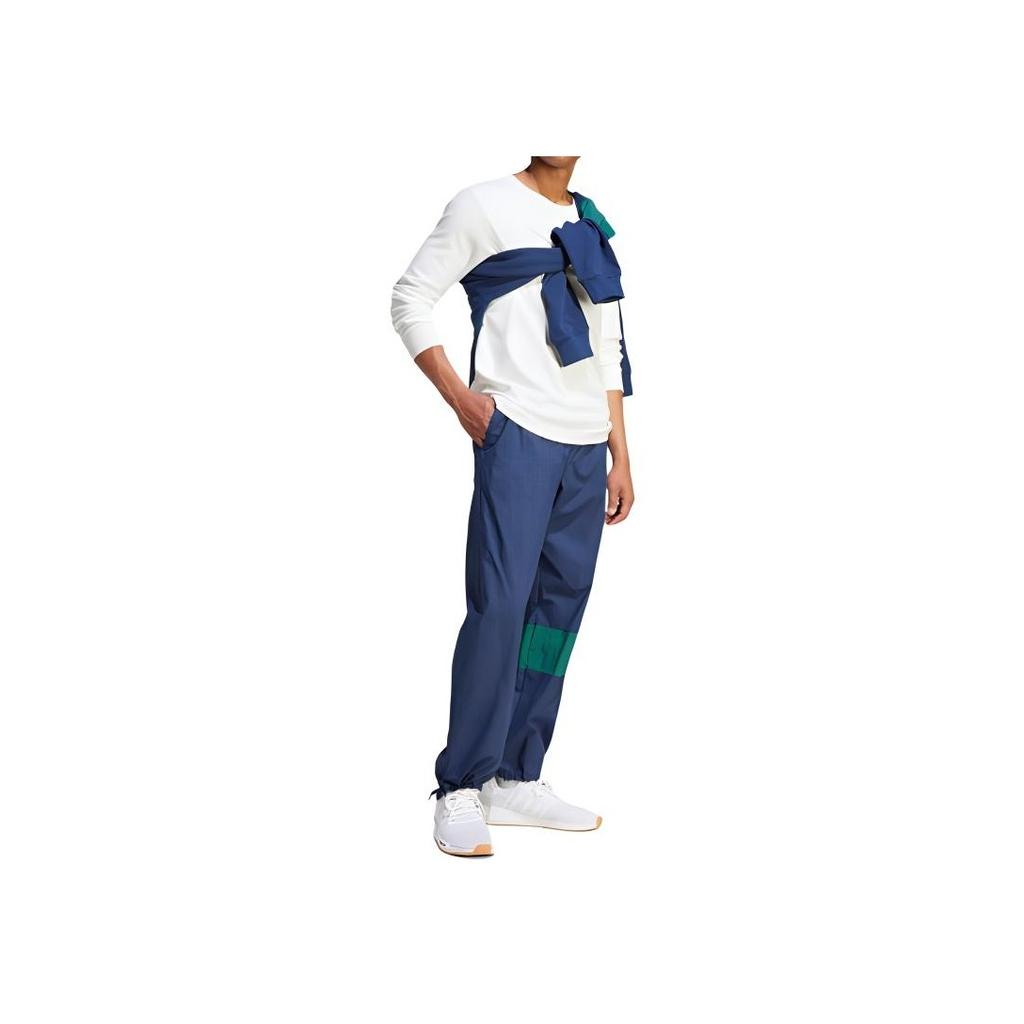 Adidas Originals Rifta Metro Cargo Pants Color Block Logo Drawstring Sports Long Pants Men bottoms Deep-Indigo IM4600