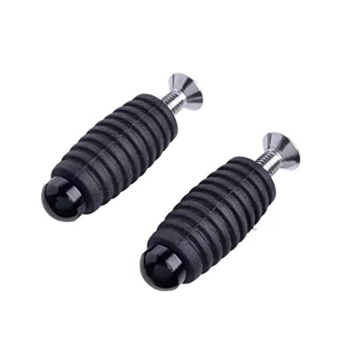 

[PLEAVIT] Педали для мотоцикла Подножки Подножки для мотоцикла Подножки для переключения передач Универсальные тормозные подножки (2 шт., черный)