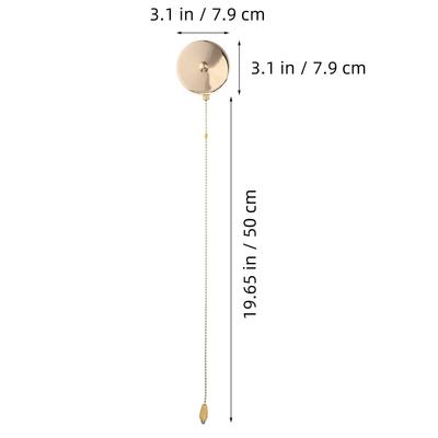 Ceiling Fan Light Pull Chain Switch Wall Mounted Fan Control Switch for Exhaust Light Convenient Home Safety Use