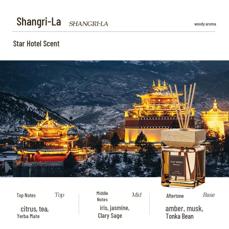 500ML Rattan Aroma Diffuser with Wooden Lid: Long-Lasting Scent for Home, Hotel, or Living Room.