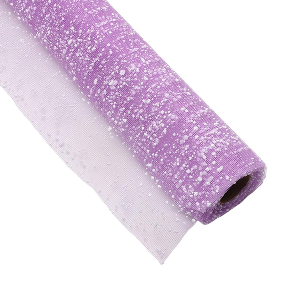 

DIY Mesh Wrapping Paper 50cm Wide Florist Wrap Supplies Wedding Birthday Party Decoration фіолетовий
