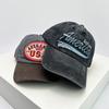 Personal Letter Embroidery Baseball Hats Breathable New Unisex Sunshade American Retro Peaked Caps Distress Versatile Street ins