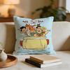 Cartoon FFlintstones Anime Classic Cushion Cover Short plush pillowcase for bed sofa carwashable