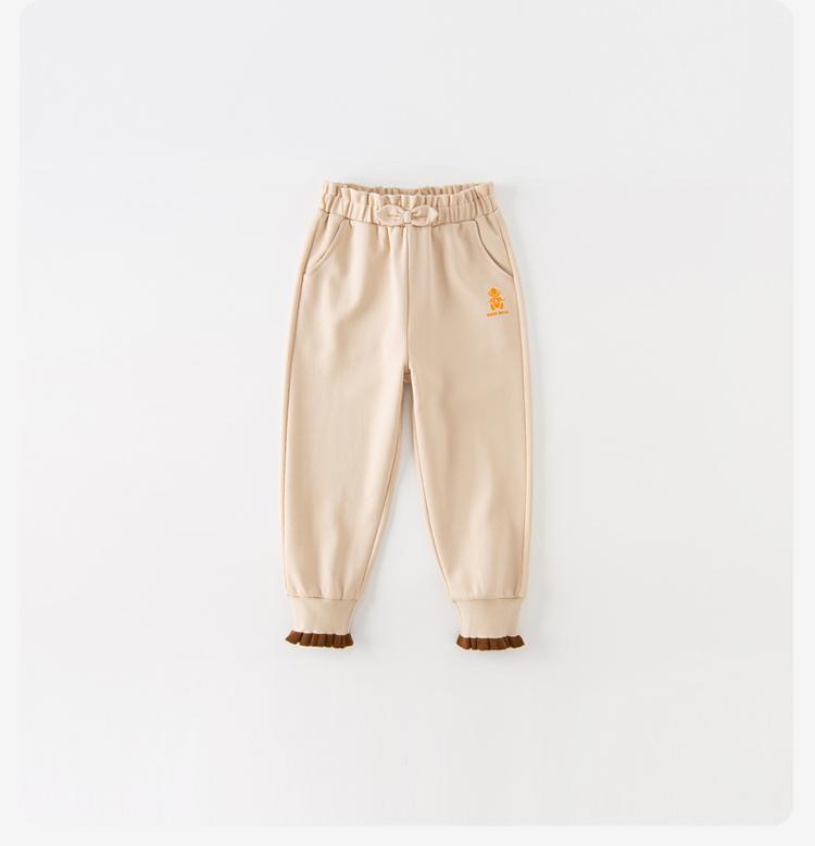 David Bella Children's Pants 2025 Autumn Dress Girls' Pants Middle and Large Children's Casual Pants