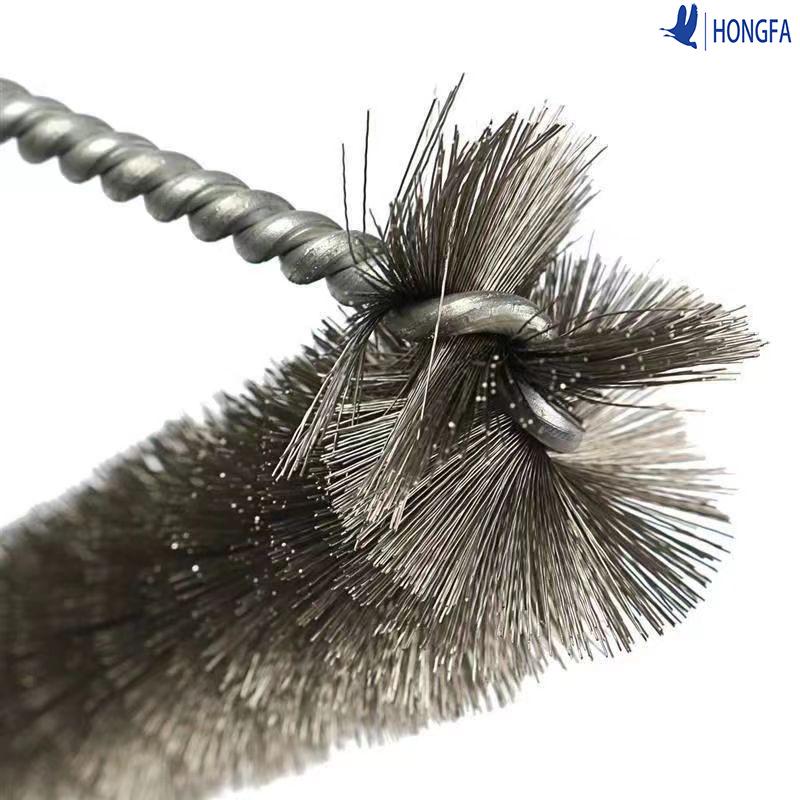 

12-inch Triangle Stainless Steel BBQ Grill Cleaning Brush with Wire Bristles