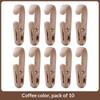 10Pcs Multifunctional Clip Kitchen Storage Hook Curtain Clip Hanging Plastic Clip Coat Clip Home Storage Hook Wall Hook