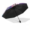 Fairy Tale, Magic Wand Automatic Opening and Closing, 8 rib Structure Portable Umbrella, Suitable for Men and Women in All Seasons  Perfect