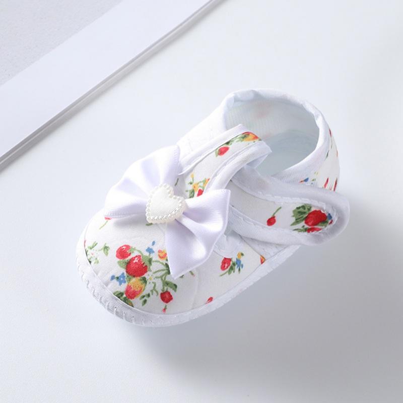 Dětské boty Bowknot Design Květinové Neformální boty Měkká podrážka Batolecí vycházkové boty