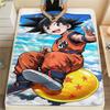 Dragon Ball veikėjų spaudinio flanelinis pledas, Aukštos kokybės, Patogus visais metų laikais, Namų dekoras, Šiluma ir komfortas, Puikus Kalėdų dovanoms