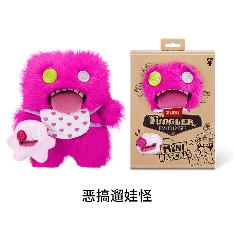 Echtes Fuggler Lustige Mini-Räuber Baby-Serie Hässliches Süßes Monster Plüschtier Sammlerstück Weihnachtsgeschenk