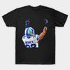Men Black Print T-shirt Brian Branch Detroit Lions Grit No-Cut Transfer Paper Print Cotton Tshirt