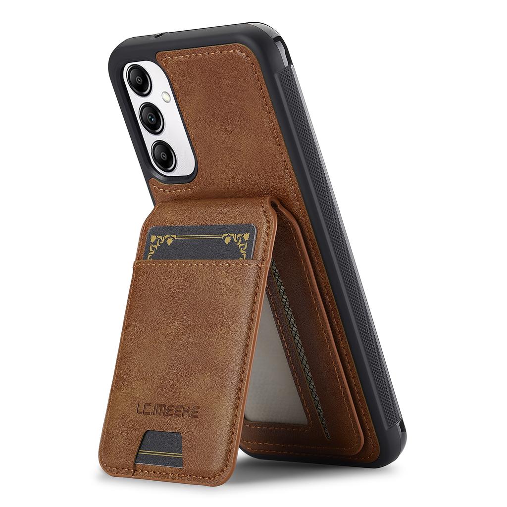 For Samsung Galaxy A34 5G Magnetic Case Detachable Card Holder Leather+TPU Mobile Cover