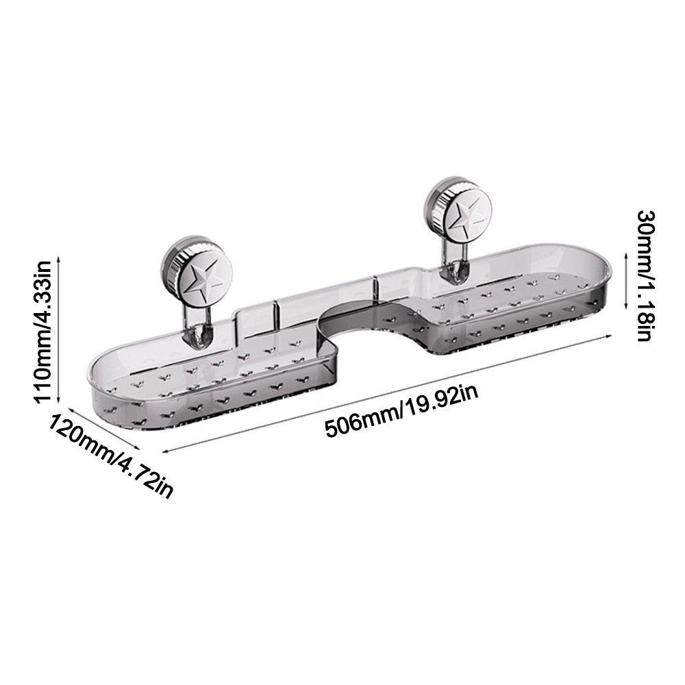 Organizador de Grifo de Fregadero de Cocina Montado en la Pared Estante de Drenaje de Baño Removible Organizador de Baño