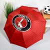 Football Charlton-Athletic Crest Automatic Folding Umbrella - 8-Rib Travel Umbrella with Auto Open/Close & Portable, Gift for Christmas, Birthdays