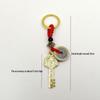 Twelve Zodiac Pixiu Keychain with Golden Key and Five Emperors Coins