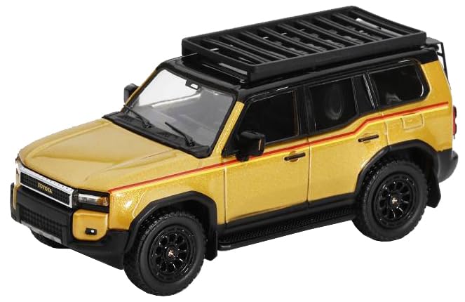 Gaincorp Products GCD Toyota Land Cruiser Prado 250 Desert Gold Finished Model 1/64 (LHD) KS075-580