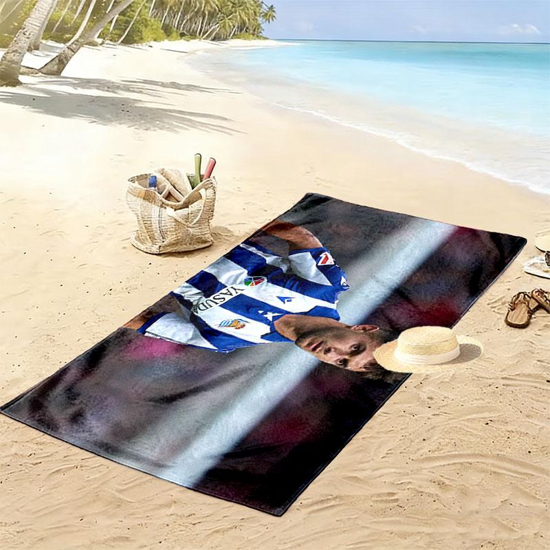 Martin Zubimendi Print Strandtuch, Großes Weiches Schnelltrocknendes Handtuch für Strand Camping Schwimmen