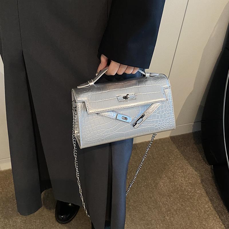 

Премиальная трендовая ручная сумка Kelly 2025 весна новая мода сумка на плечо простая повседневная сумка-мессенджер 21.5*8*12