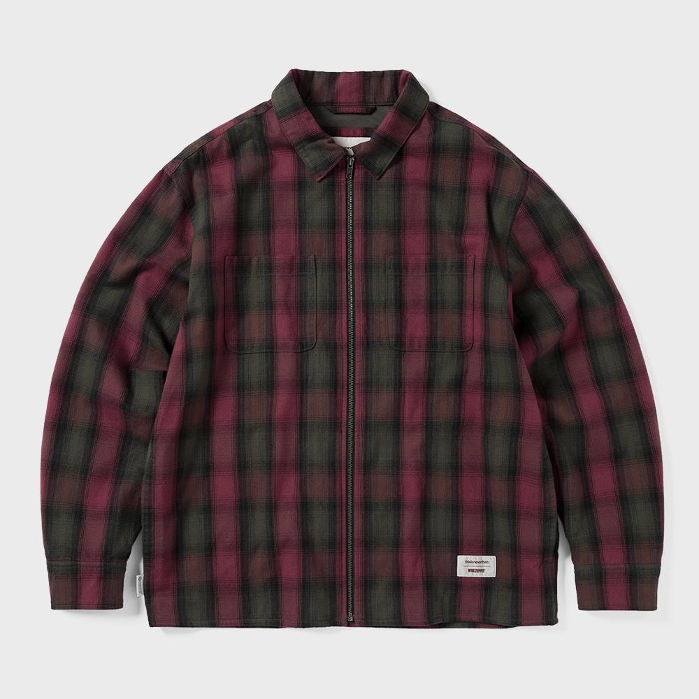 Эта рубашка в клетку с длинным ворсом ThIs Is Never That Gore Tex Windstopper Красная S