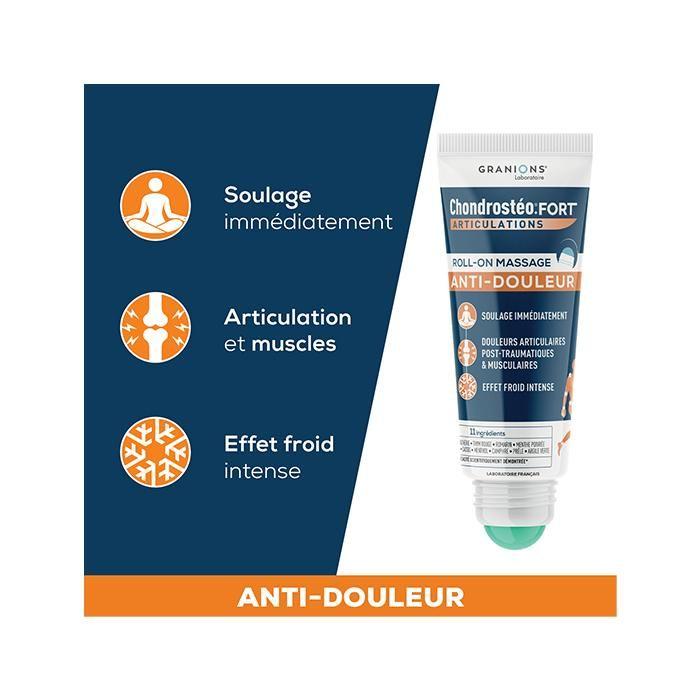 Granions Chondrostéo Fort Roll-On De Massage Anti Douleur