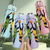 1PC Basketball Sports Player 750ml Color Plastic Sports Water Bottle Leakproof Flip Straw Lid Suitable for Sports Office Home Use