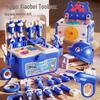 Kids' Pretend Play Repair Tool Box with Electric Drill and Screws