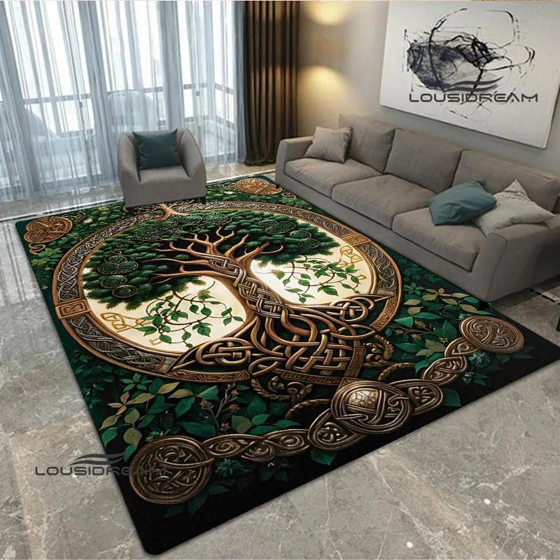 Tree of Life printed carpet kitchen mats Non -slip carpet outdoor carpets area rug bedroom decor pink room decor birthday gift