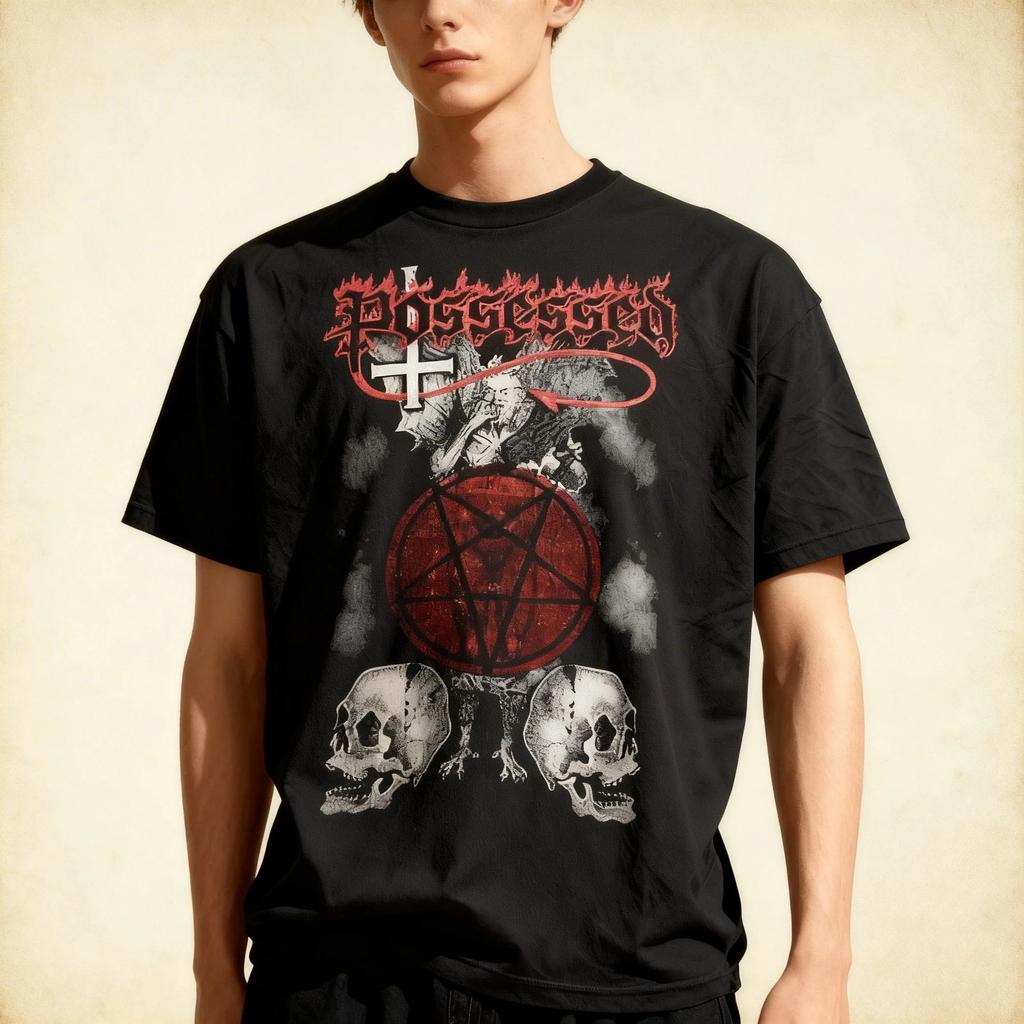 Possessed T Shirt Double Sided Gift For Fan Black Size S To 5XL Shirt