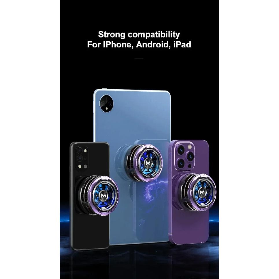 MEMO NEW CX08-AI Mobile Phone Frozen PUBG Game Cooler Semiconductor Magnetic Backclip Cooling Radiator for IOS Android Universal