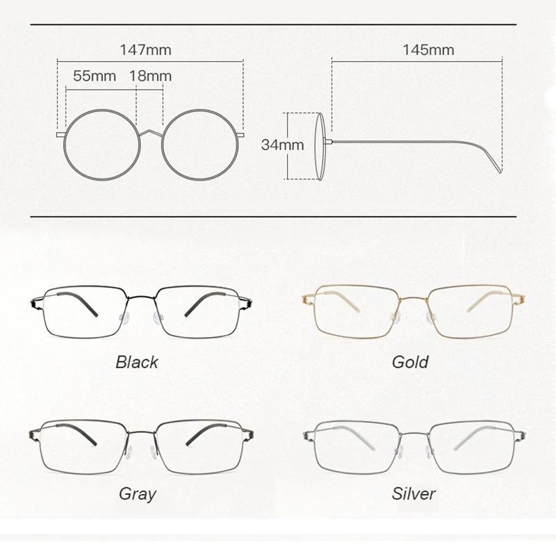 May Flower Super Light Reading Glasses Men Blue Light Eyeglasses Frame