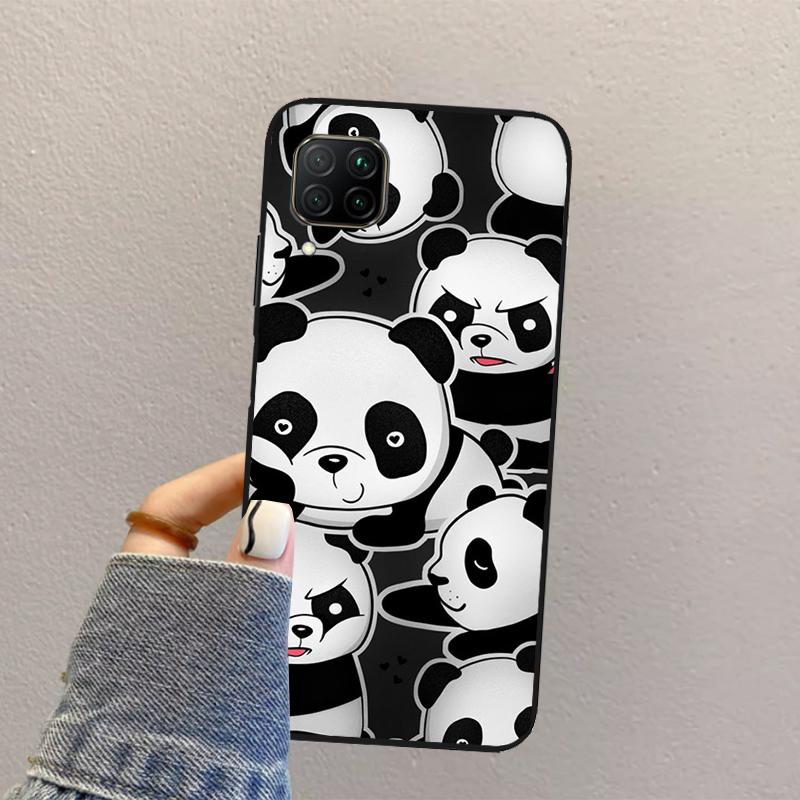 

Panda Animal For Huawei Nova Y73 Y72 Y61 Y91 Y70 Y60 Y90 12s 12i 11i 8i 9 10 SE P30 P40 Lite P60 Pro Case Huawei P20 Lite