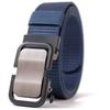 BEEL Nylon Durable and Durable for No Plus Sizes Navy Men's Belt, Work, Golf, Sports, Military, Holes, Stepless, Available,