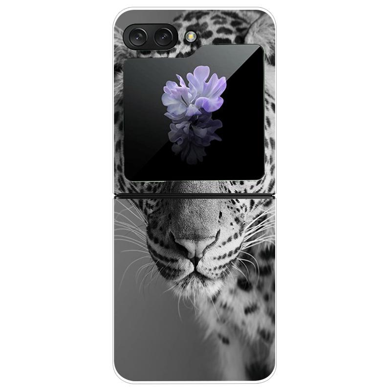 For Samsung Z Flip7 Cases Flip 7 Hard PC Transparent Phone Cover For Samsung Galaxy ZFlip 7 Cool Luxury Clear Shockproof Case