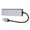 4 in 1 USB Hub Aluminum Alloy Fast Transmission Good Heat Dissipation USB 3.0 Port Expander Docking Station