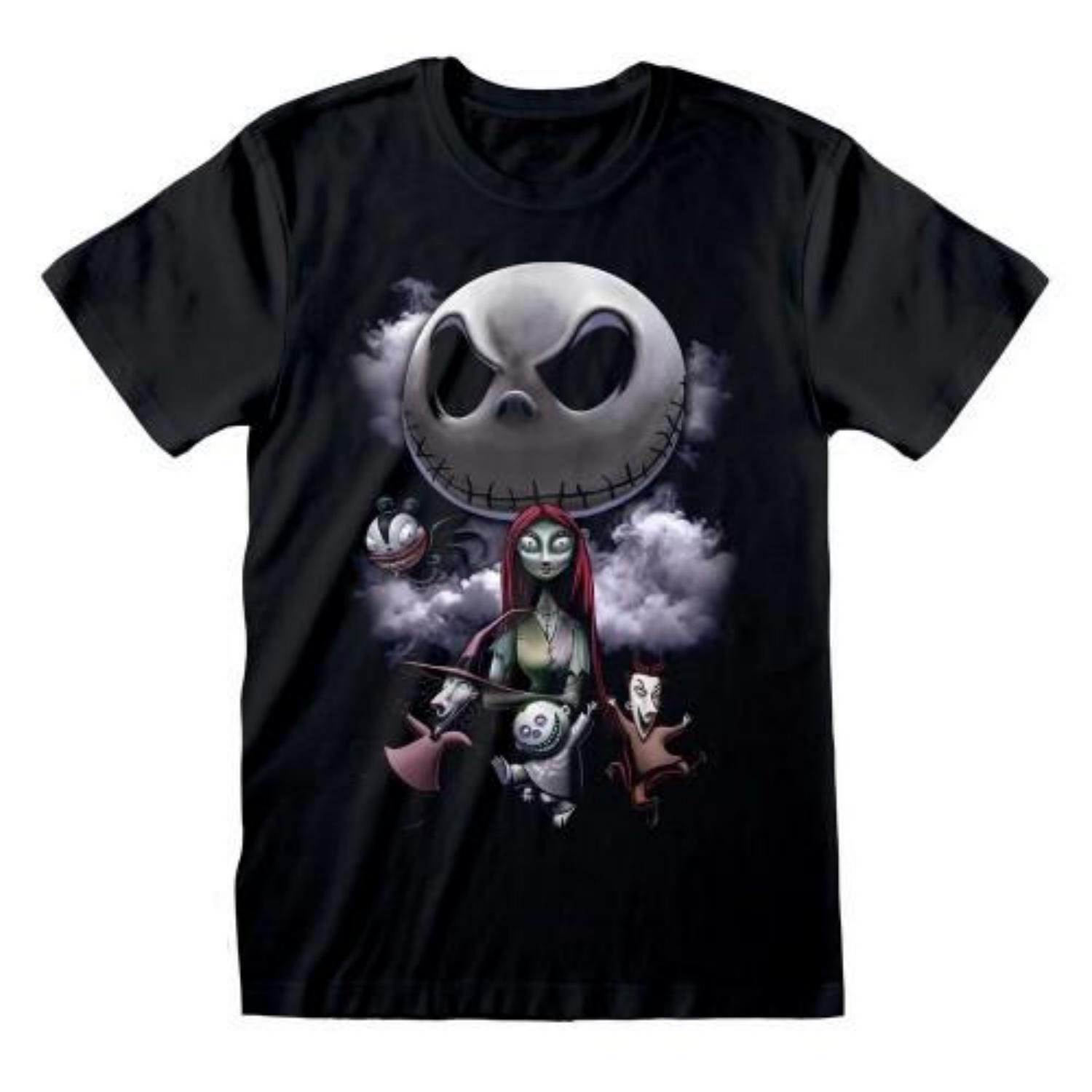 Nightmare Before Christmas Unisex Adult Montage T-Shirt S