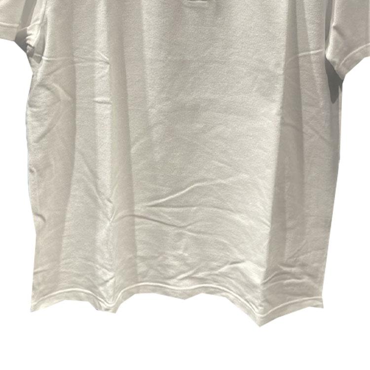 Versace SS24 Letter Embroidery Straight Cut Casual Short Sleeve Polo Shirt Men Polo Shirts White 1011851-A231377-2W110