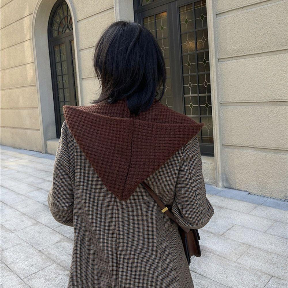 Warm Winter Balaclava Caps Thicken Hooded Caps High Quality Neck Face Scarf Bib  Women