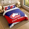 Bedding Set 1 Duvet Cover 2 Pillowcases LOSC Lille Print Soft Bed Linen Bedroom Decor