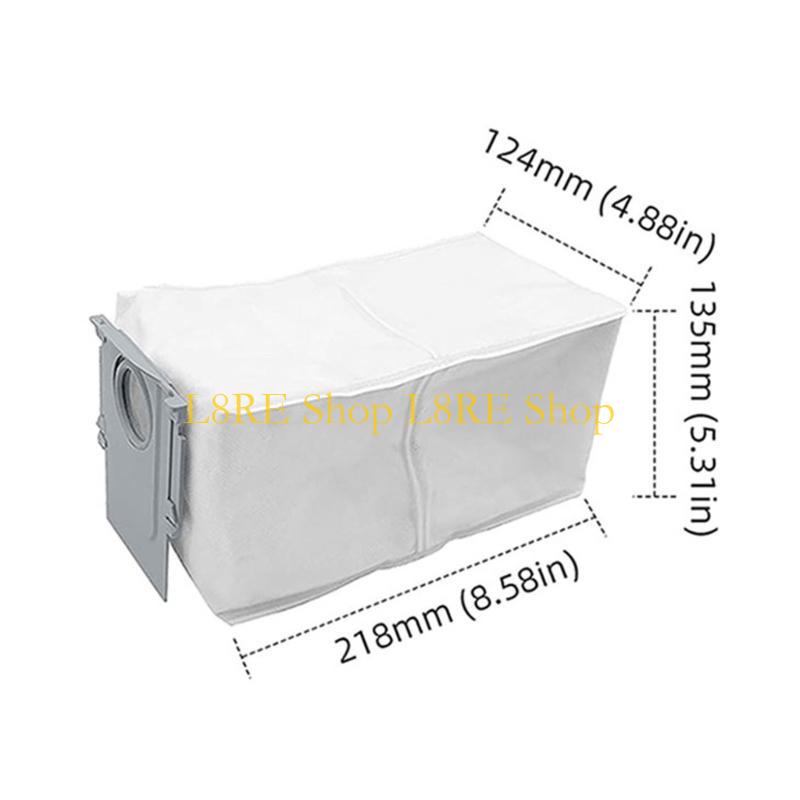 L8RE 8Pcs Vacuum Cleaner Dust Bag For QRevo/P10 Robot Vacuum Cleaner Dirt Collection