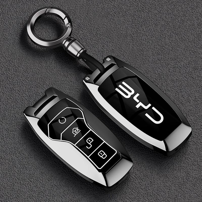 

Fit For BYD Seal Sealion 6 Song Plus Atto 3 Han EV Dolphin Mini Car Key Case Cover Shel Keychain Accessories