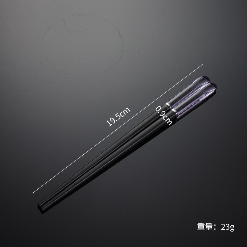 Crystal Alloy Chopsticks Portable Tableware Chopsticks Multi-specification Colorful Hotel Chopsticks White Housewarming Gifts Restaurant