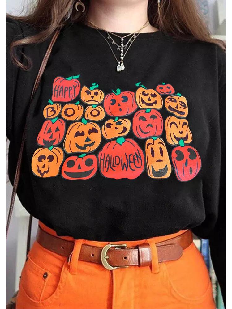 

Европейская и американская толстовка с длинным рукавом из хлопка с изображением ведьмы на Хэллоуин XL