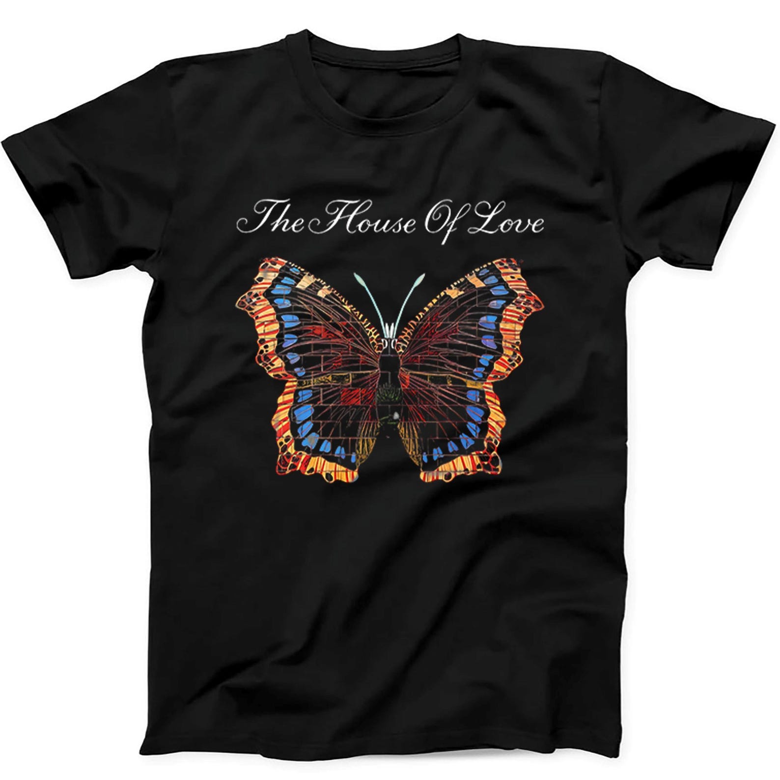 The House Of Love The House Of Love Music Gift Tee Black T Shirt B552 XL