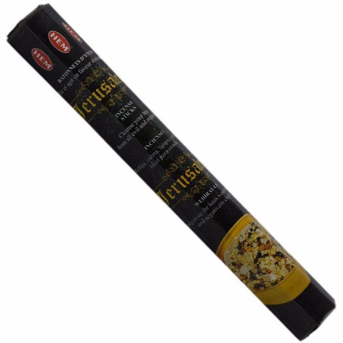 Encens - HEM - Jerusalem - 20 bâtonnets - Naturel - Purifiant - Traditionnel