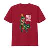 Tree Rex T Funny Christmas Dinosaur Womens Shirt Unique Design Festive Fun Vintage Washed Homme Fashion Breathable Casual