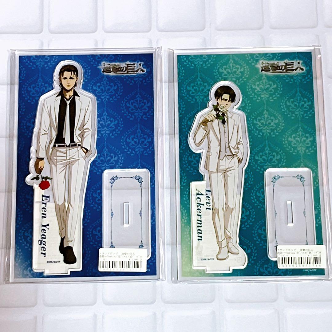 

[USED] Attack on Titan Eren and Levi Karaoke no Tetsujin Acrylic Stand