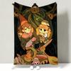 Anime OOver TThe GGarden WWall Throw Soft Warm Flannel Throw Blanket Multiuse for Sofa Bed Office Nap