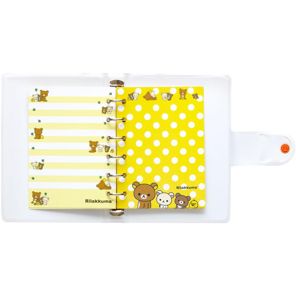 San-X Rilakkuma Squishy Sticker Binder SE68703 H155  W110  D20mm - Cute Kawaii Organizing Stationery