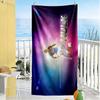 Blue Energy Soccer Player Beach Towel Quick-Dry Soft Microfiber Comfortable Lightweight Perfect for Traveling Yoga Camping and Swimming
